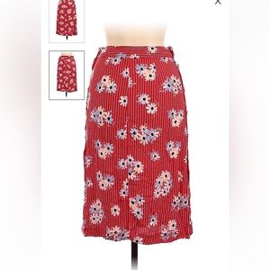 Madewell Floral Skirt